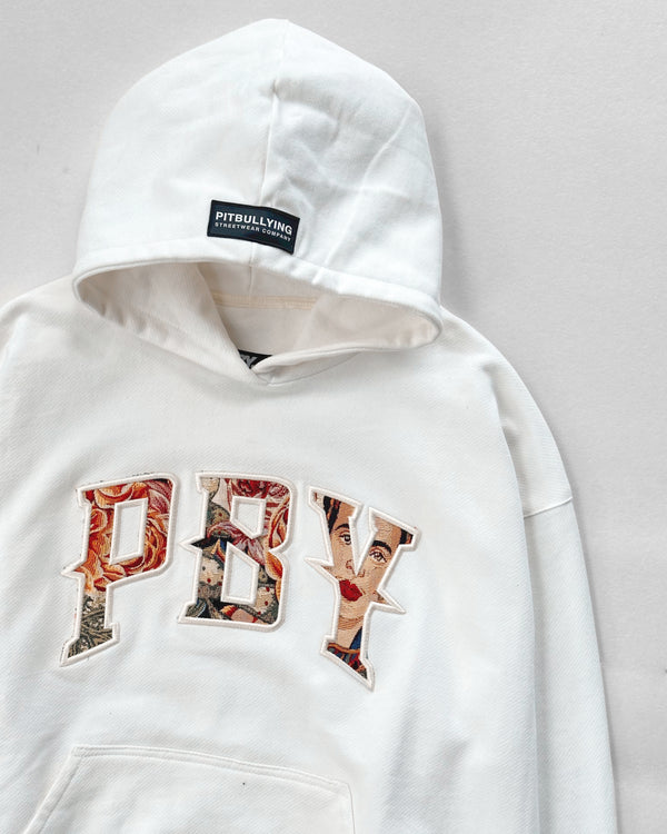 BASICS PBY HOODIE OVERSIZE CREAM