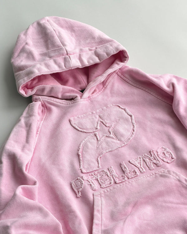 HOODIE STAR GANG ROSA