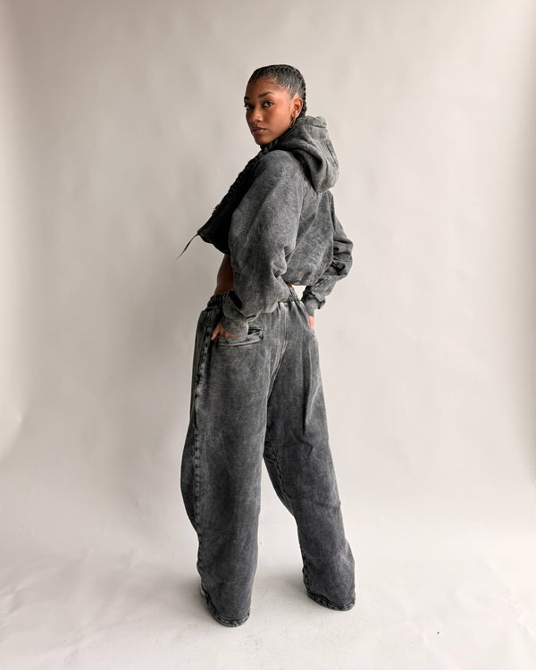 SET HOODIE + JOGGER STAR GANG VINTAGE MUJER