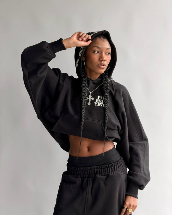 HOODIE NEGRO MUJER