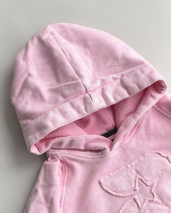 HOODIE STAR GANG ROSA