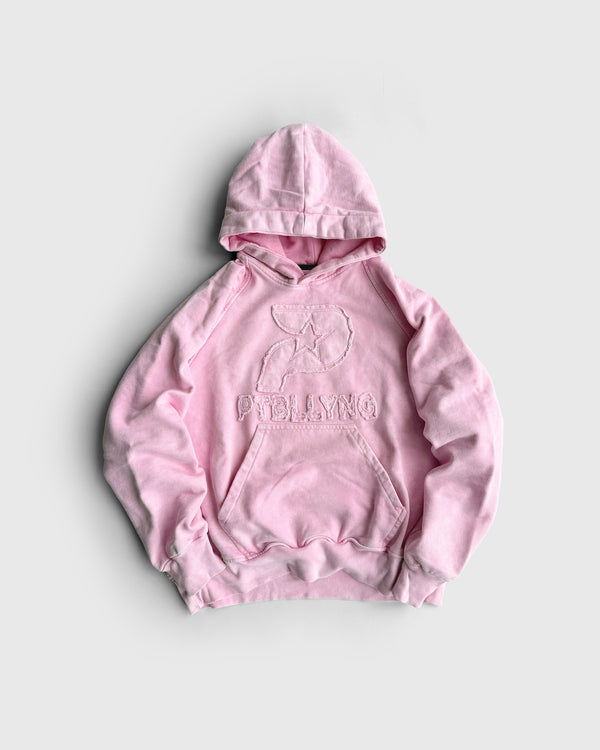 HOODIE STAR GANG ROSA