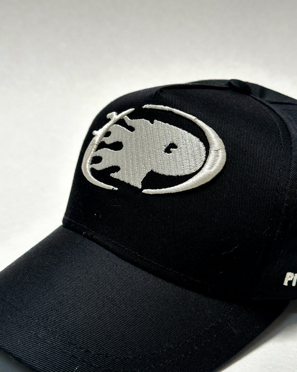 Gorra P Flame Negro