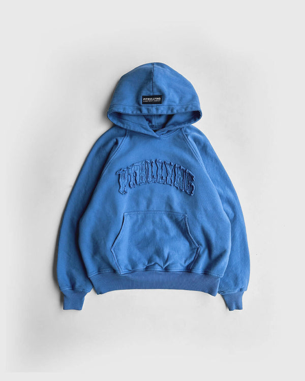 Hoodie azul degradado boxy fit Pitbullying