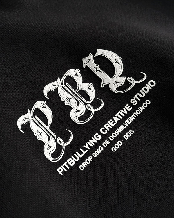 Hoodie Crop Negro 30:30
