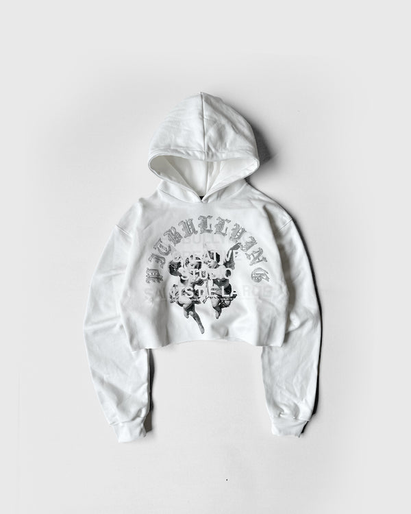 Hoodie Crop Saints Crudo