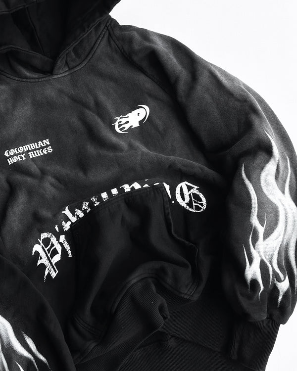 Pitbullying Flame Hoodie Degrade