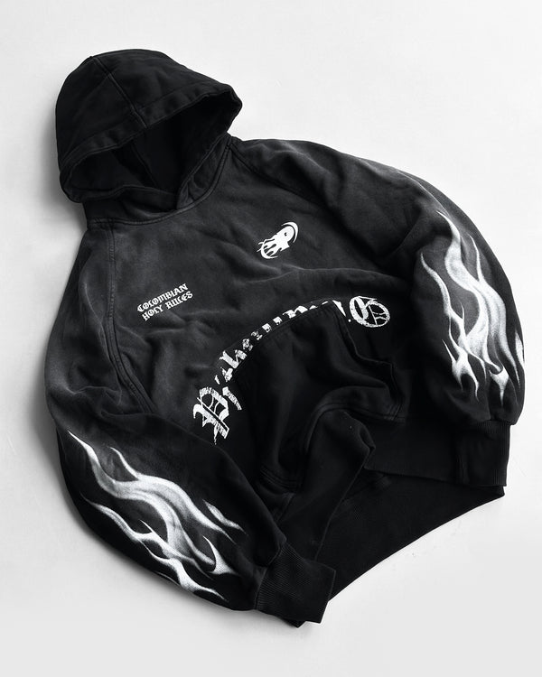 Pitbullying Flame Hoodie Degrade