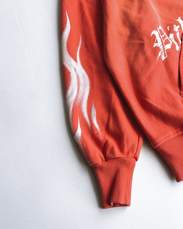 Pitbullying Flame Hoodie Rojo