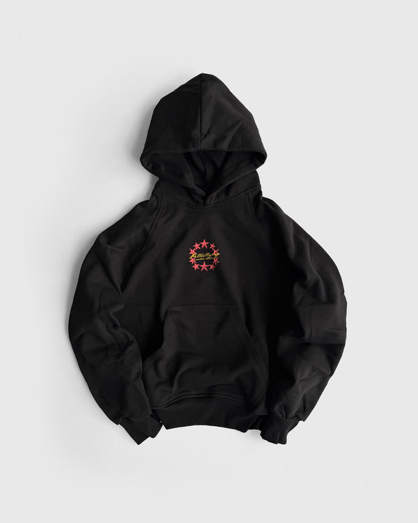 Hoodie Oversize Negro Star Angel