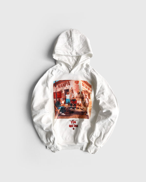 Hoodie Crudo Portada Ft Nanpa Básico - Que Tin y Que Tan