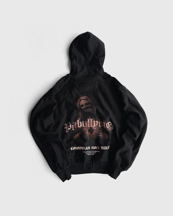 Sagrado Corazón Hoodie Negro