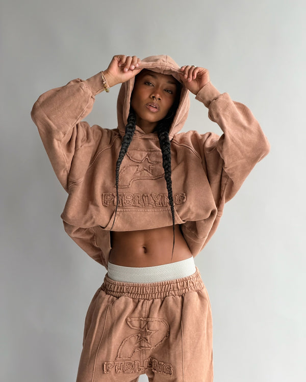 Hoodie_Star_GangBrownMujer