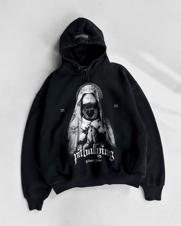 Hoodie negro Salm Pitbullying