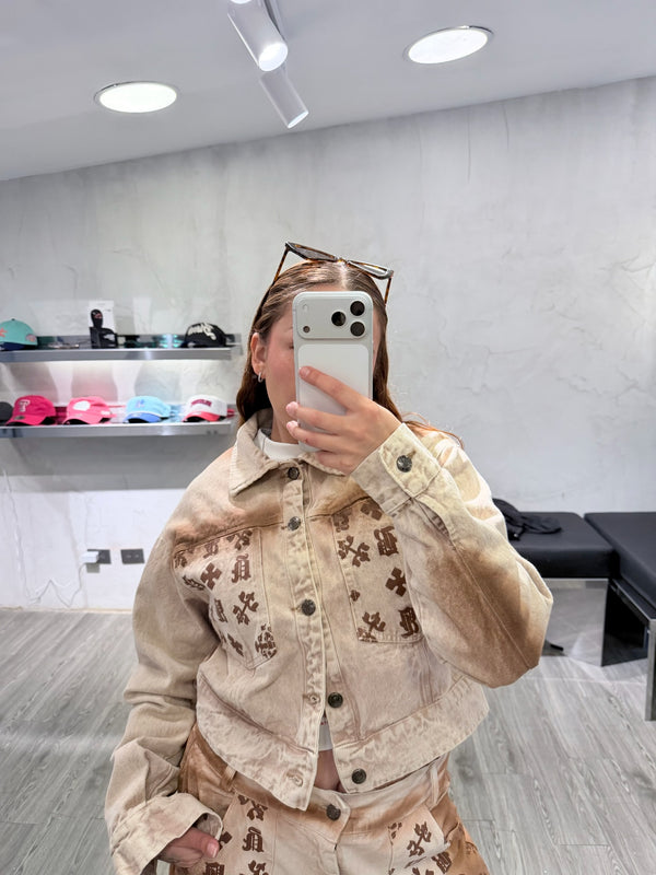 Pantalón Beige Monograma Pitbullying