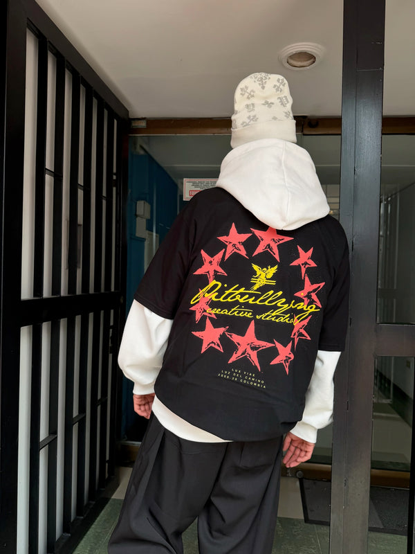 Camiseta Pitbullying Angel Estrellas