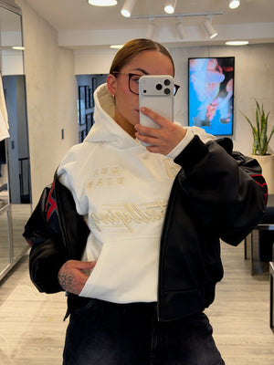 Hoodie Pitbullying Crudo Bordado 