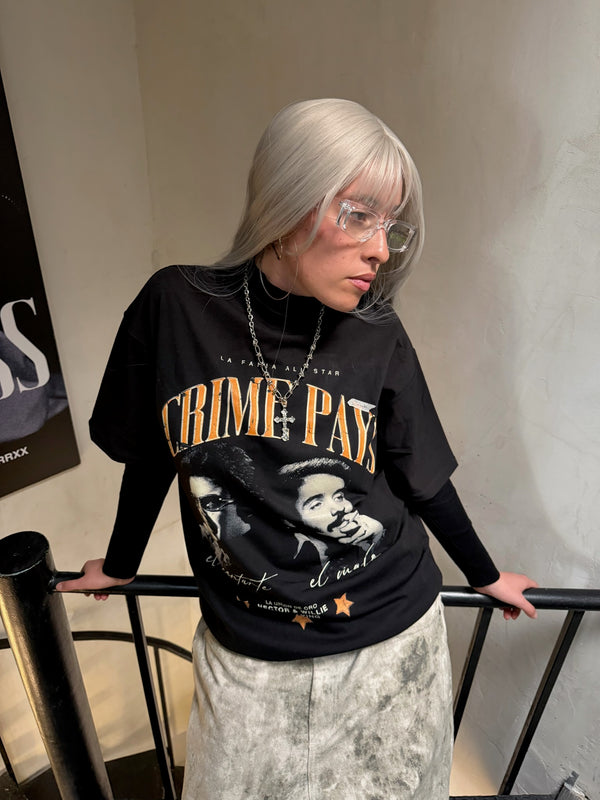 Camiseta Negra Hector Lavoe Willie Colon Pitbullying