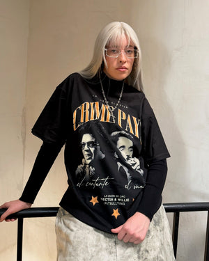 Camiseta Negra Hector Lavoe Willie Colon Pitbullying