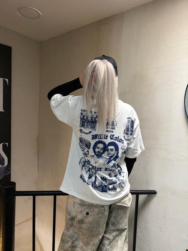 Camiseta Blanca Pitbullying Hector Lavoe