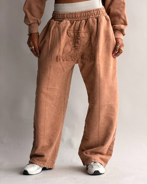 JOGGER STAR GANG CAFÉ MUJER