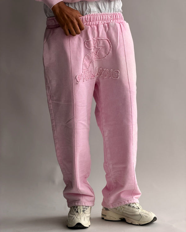 JOGGER STAR GANG ROSA