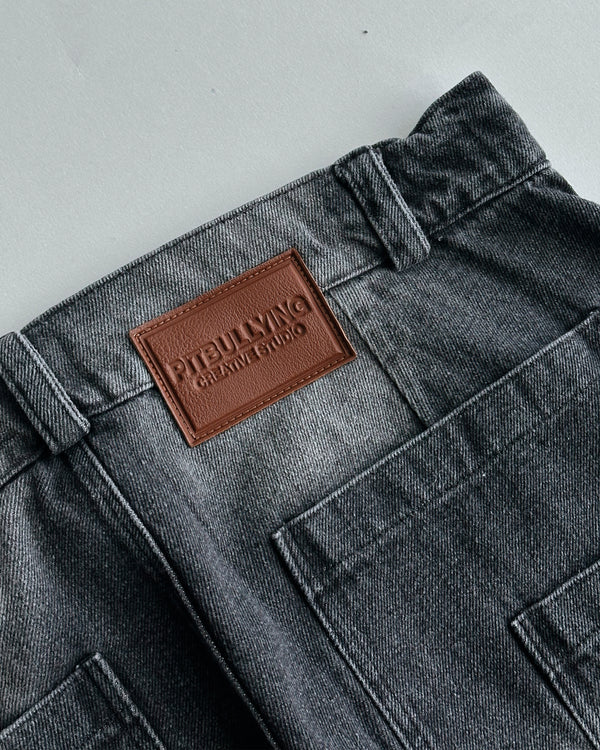 Jean Denim Saints Black Dirty