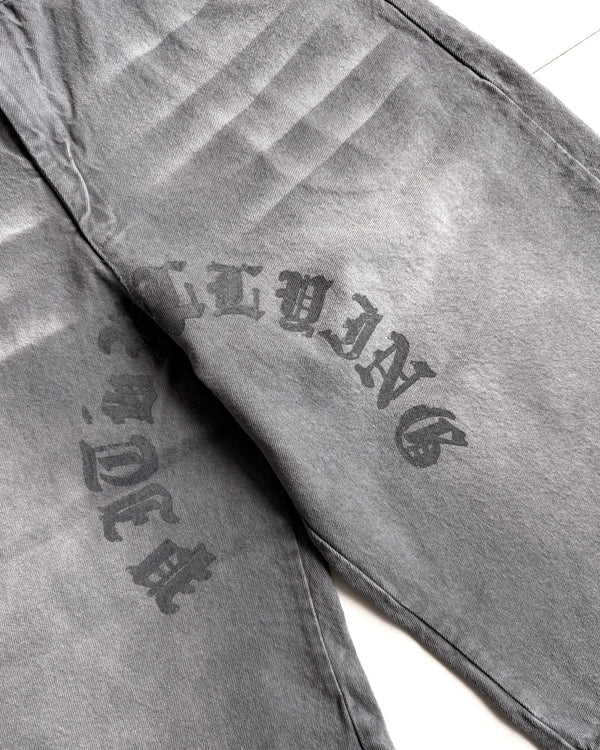 Jorts Baggy Denim Saints Gris