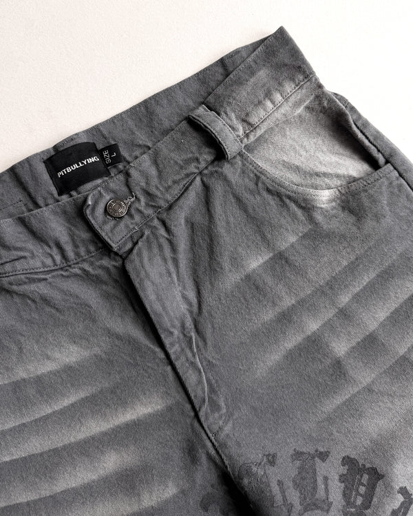 Jorts Baggy Denim Saints Gris