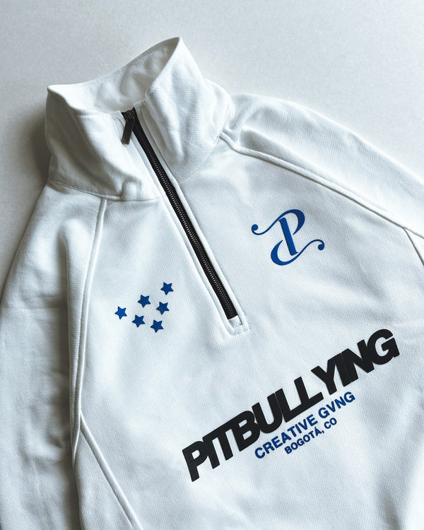 Hoodie Cuello Alto Crudo