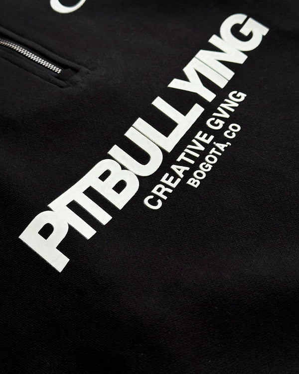 Hoodie Cuello Alto Negro