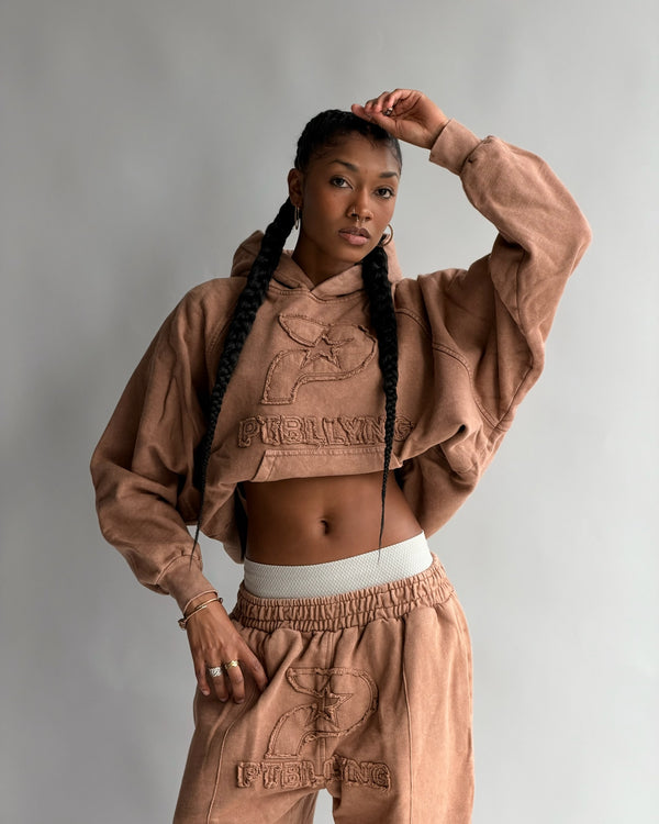 Hoodie_Star_GangBrownMujer