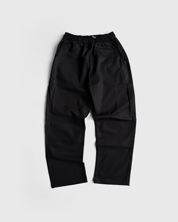 PANTALÓN CARGO DRILL NEGRO