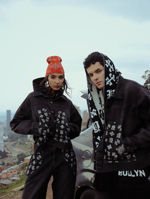 Chaqueta Negro Monograma Pitbullying