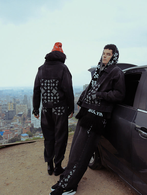 Chaqueta Negro Monograma Pitbullying
