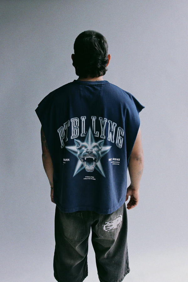 TankTop Oversize Super Star Azul
