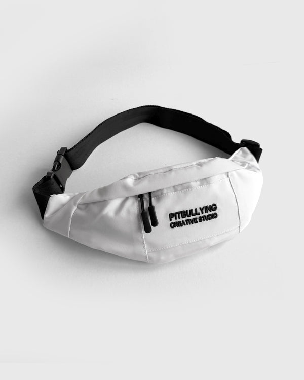 Riñonera Blanca Pitbullying Creative Studio
