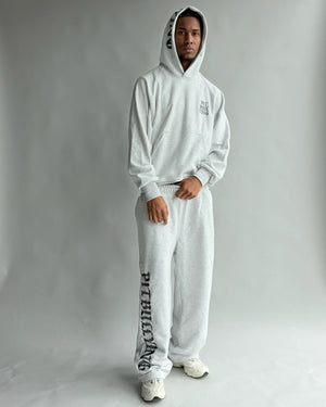 SET HOODIE + JOGGER STAR GANG GRIS