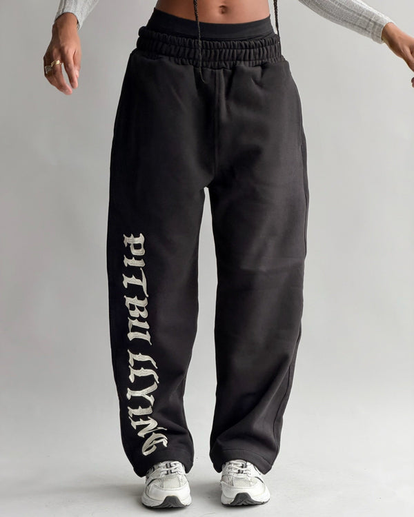 SET HOODIE + JOGGER STAR GANG NEGRO