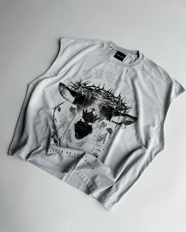Sagrado Corazon Tanktop Gris