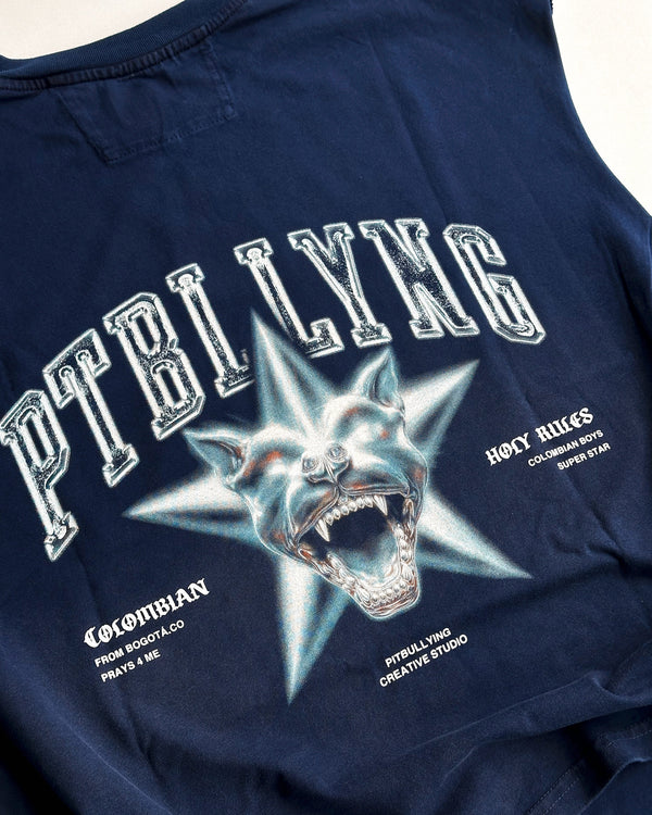 TankTop Azul Oscuro Pitbullying