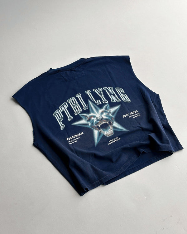 TankTop Azul Oscuro Pitbullying