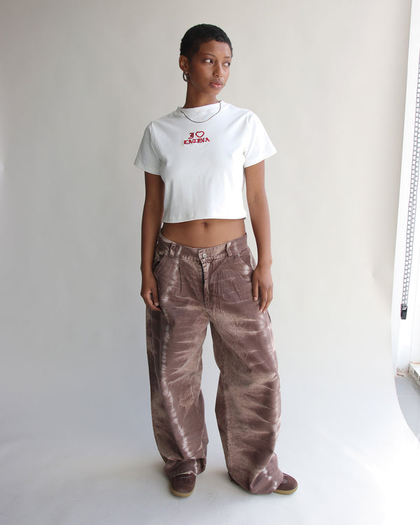 Tee Ribbed Blanco Latina