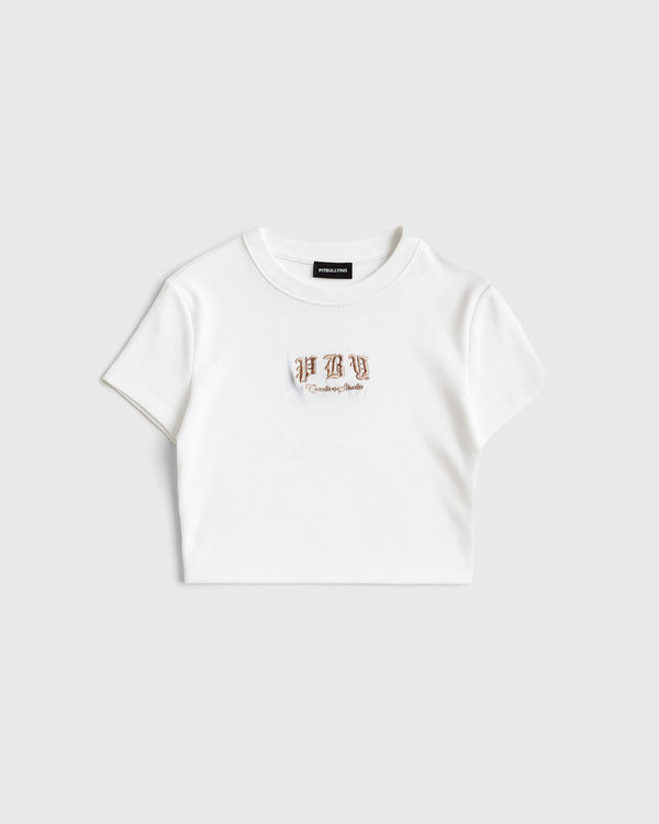 Tee Ribbed Blanco Pby