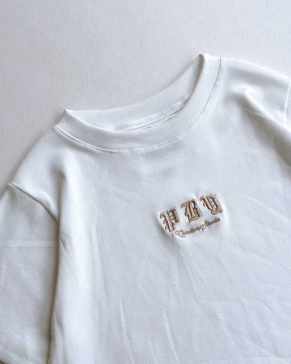 Tee Ribbed Blanco Pby