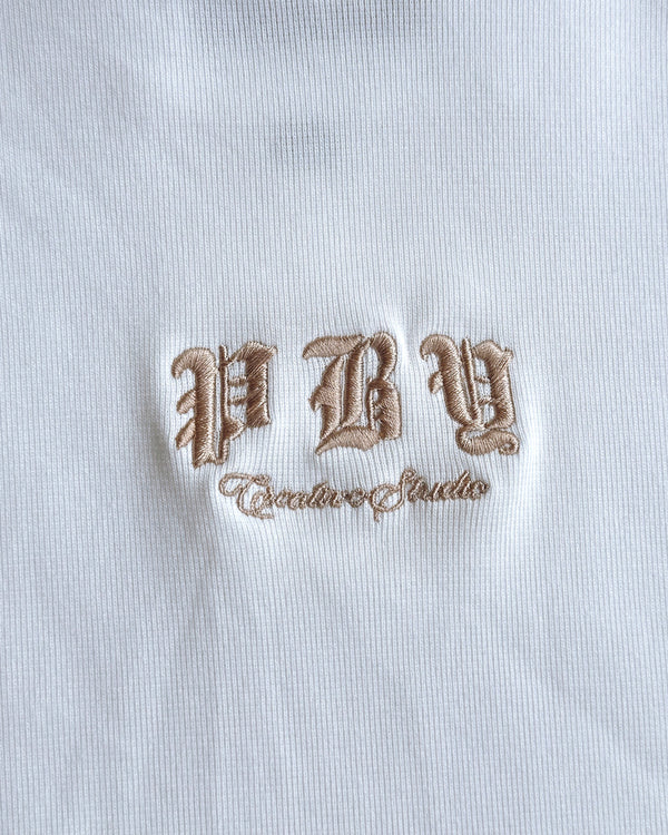 Tee Ribbed Blanco Pby
