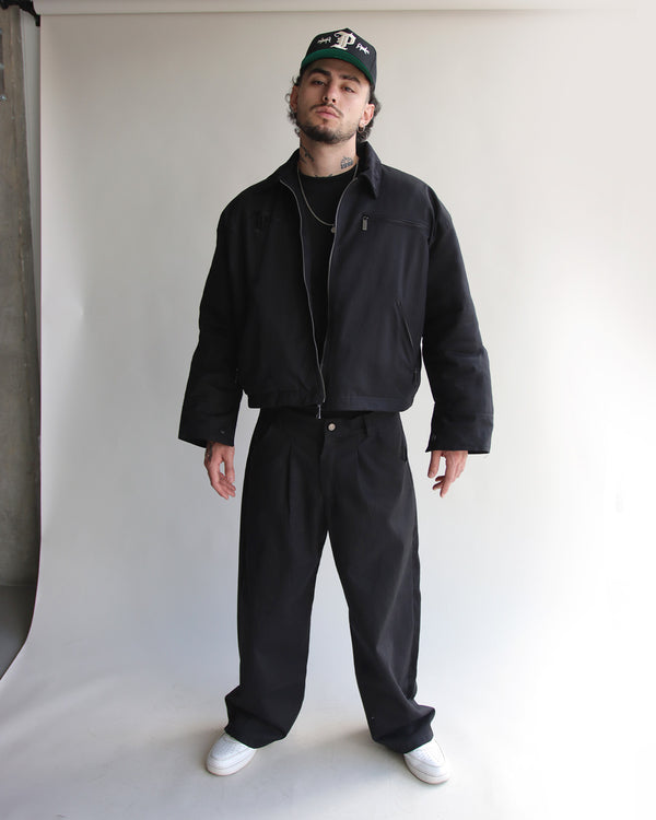 Jacket men's fit Negro