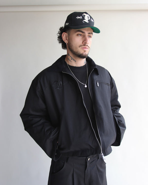 Jacket men's fit Negro