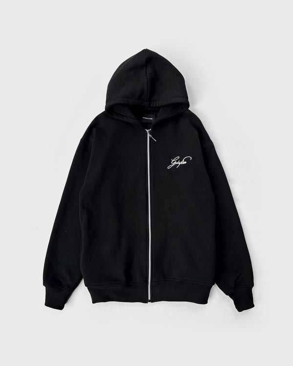 GODSPLAN ZIP-UP HOODIE BLACK