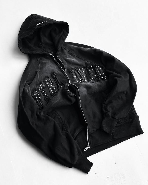Metálico Pitbullying Zip Up Degrade